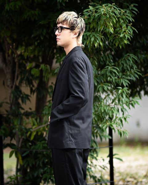 Graphpaper Wooly Cotton Twill Single Jacket (BLACK) 8月1日(土)新作発売！