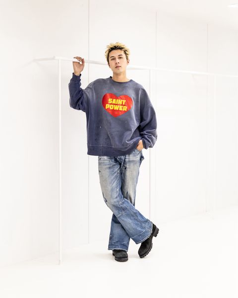 SAINT Mxxxxxx SAINT POWER CRW NECK SWT 10月25日(土)新作発売！