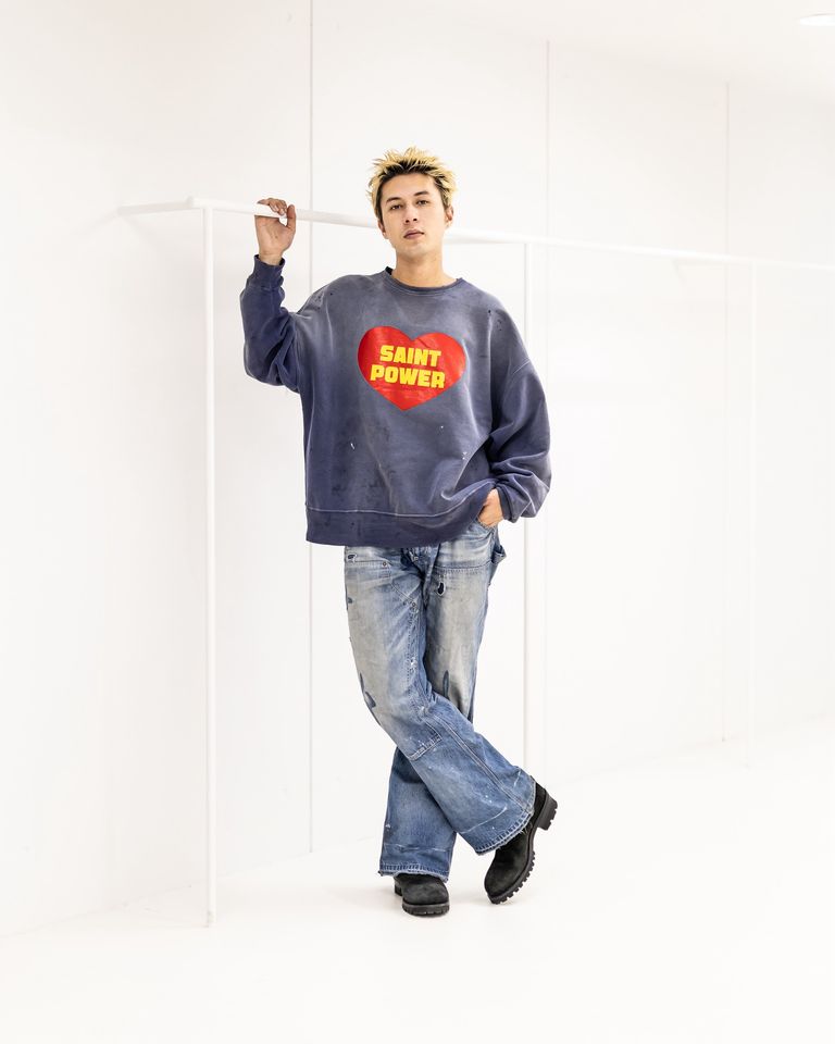 SAINT Mxxxxxx SAINT POWER CRW NECK SWT 10月25日(土)新作発売！