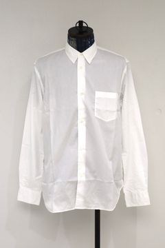 コムデギャルソンオム 定番綿ブロードL/Sシャツ(HR-B101-051-3)WHITE☆8月7日(金)発売！