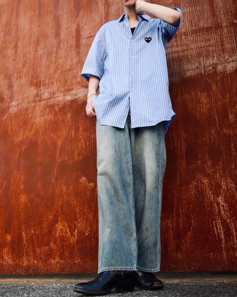 A.PRESSE アプレッセ 23AW Vintage Military Denim Trousersスタイル