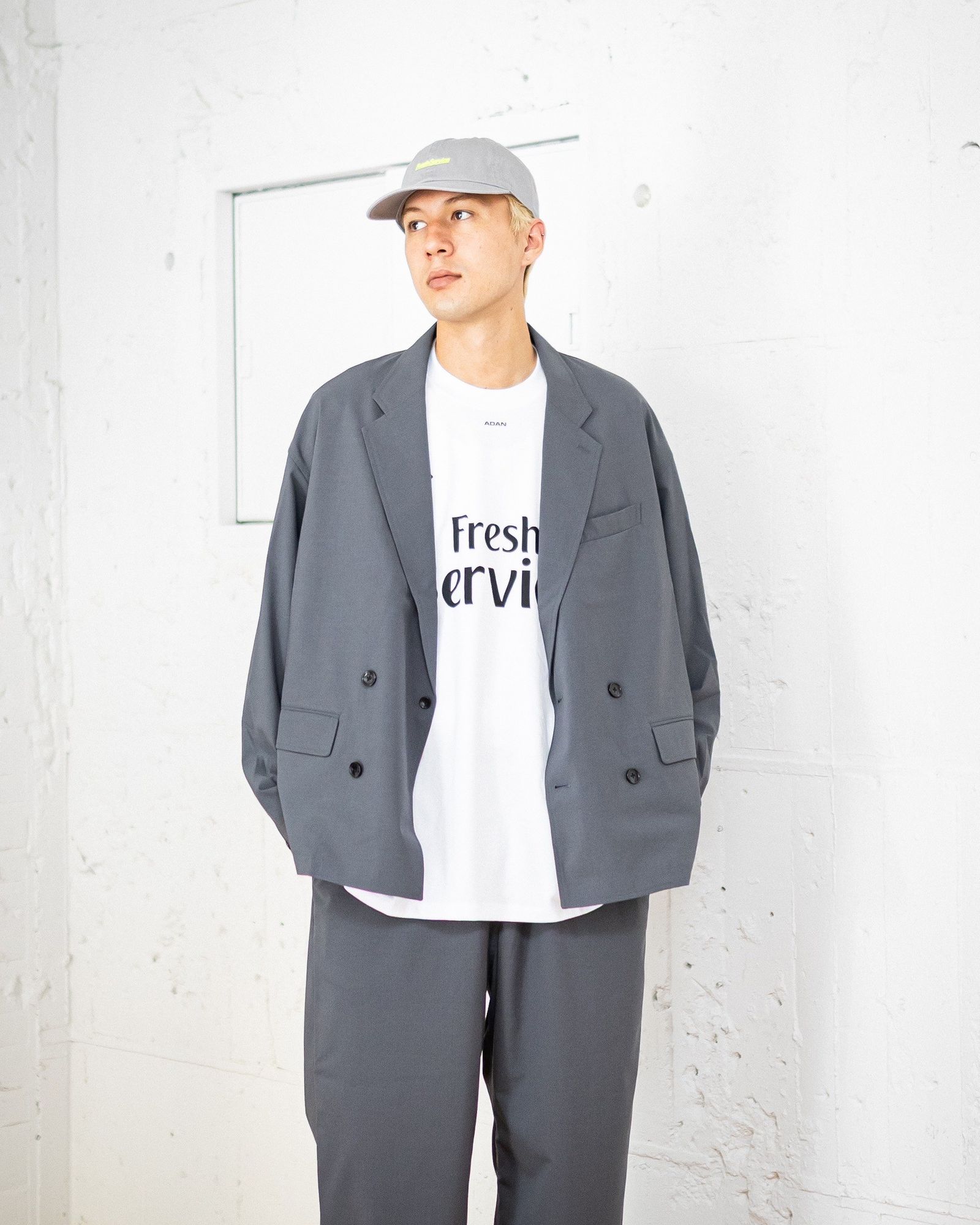 FreshService WOOLY CLOTH UTILITY OVER PANTS スタイル