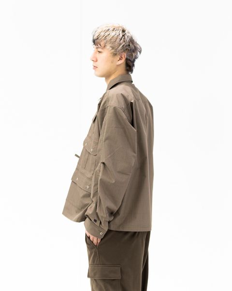 DAIWA PIER39 TECH MULTI FISHING POCKET MIL BDU SHIRT L/S(BROWN GREY)1月24日(土)新作発売！