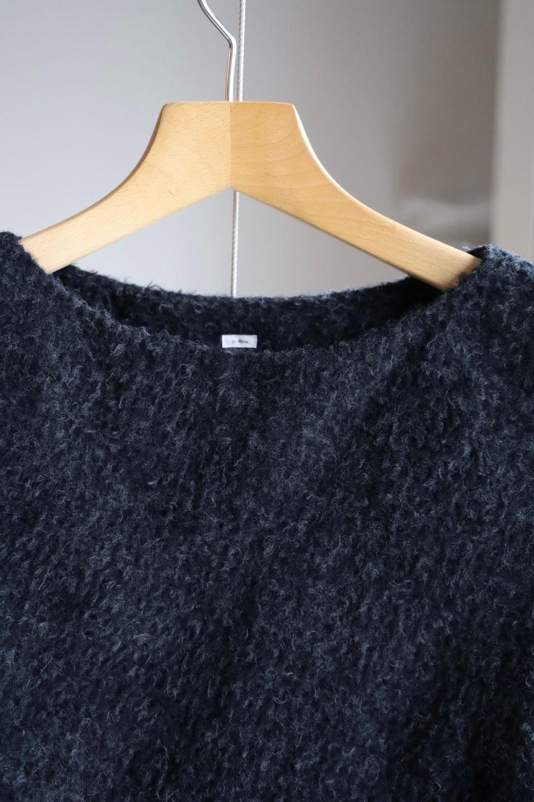 blurhms Women's 25FW Brushed Wool Vest(BHSW25F2Bwo)HeatherCharcoal☆新作発売！