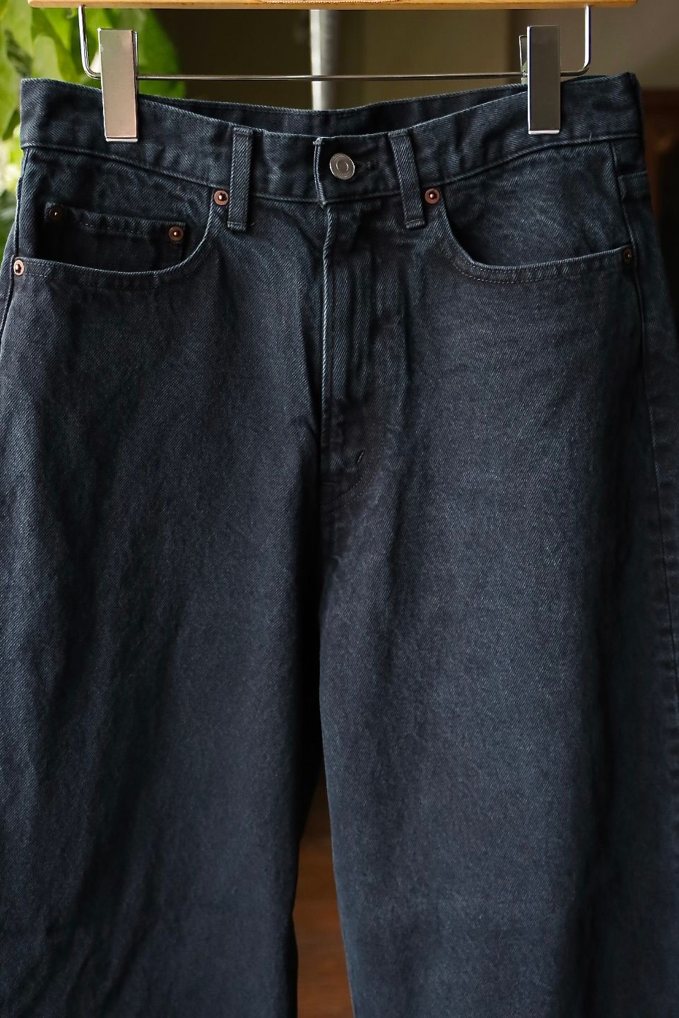 アプレッセ 2025 STYLE2 Black Washed Wide Denim Pants(25AAP-04-18)BLACK☆9月13日(土)発売！