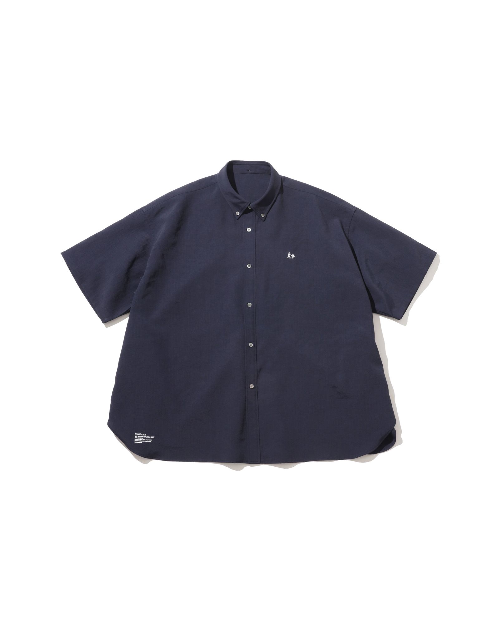 フレッシュサービス 26AW DRY WASHER POPLIN S/S B.D SHIRT(FSC263-50063)NAVY☆8月1日(土)発売！
