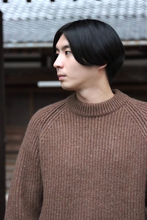 A.PRESSE  Fisherman Pullover Sweater(21AAP-03-01M)BROWN style