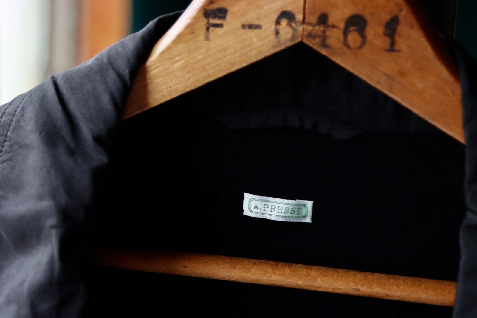 アプレッセ 2025 STYLE2  ジャケットSilk Taffeta Coach Jacket(25AAP-01-31)BLACK☆8月9日(土)発売！