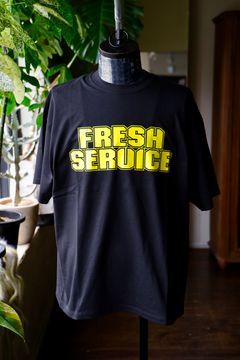 フレッシュサービスCORPORATE PRINTED S/S TEE “MS”(BLACK)