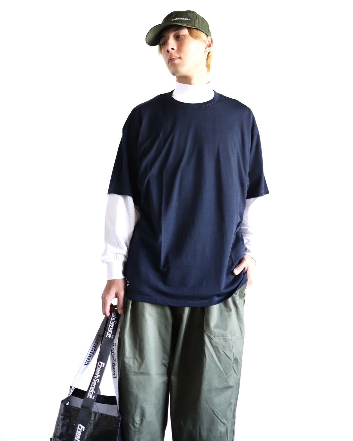 FreshService 24SS WASHABLE WOOL S/S TEE スタイル | 4142 | mark