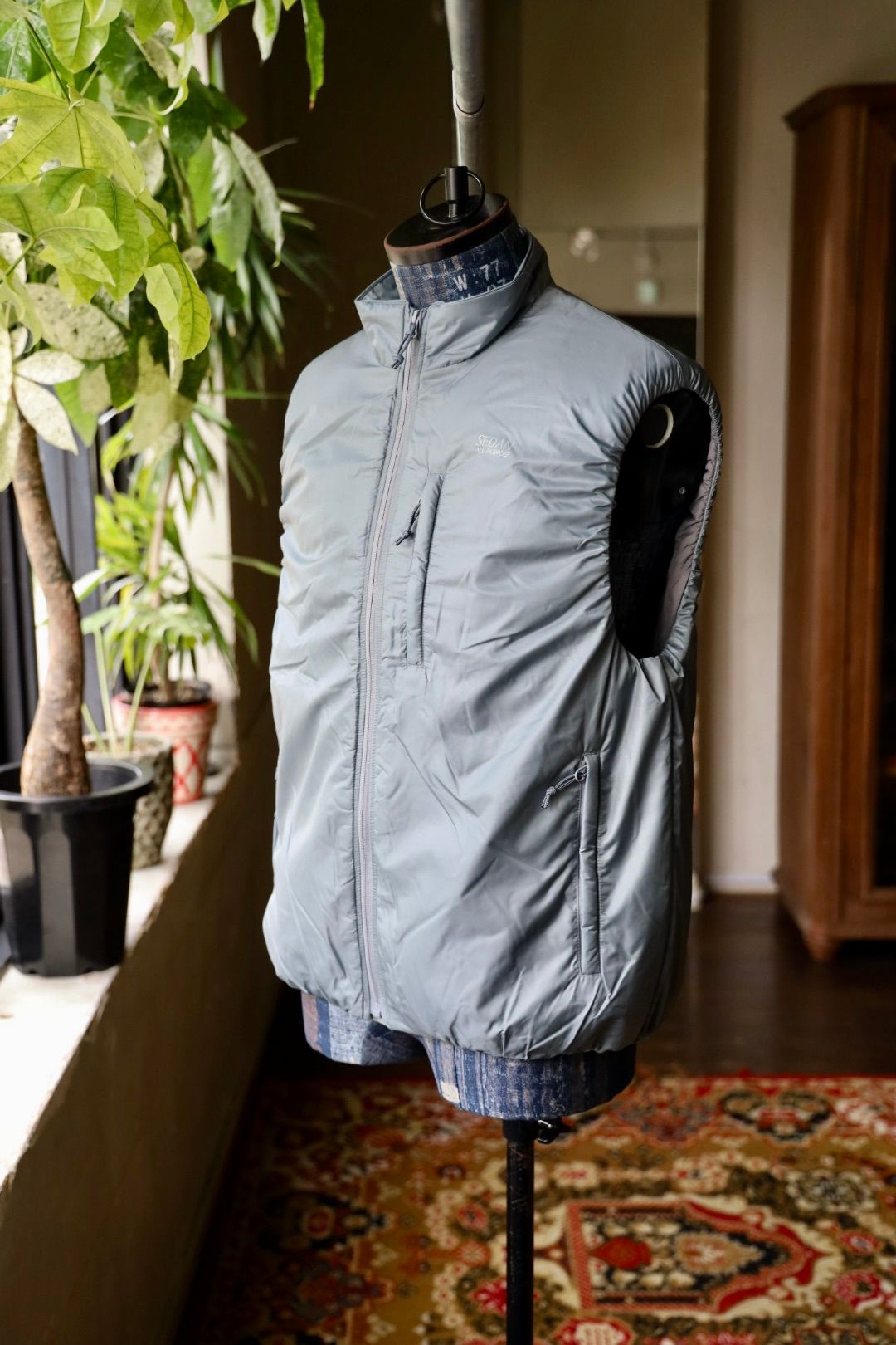 セダンオールパーパス FW25 Packable Puff Vest(SD25F-JK01)Grey