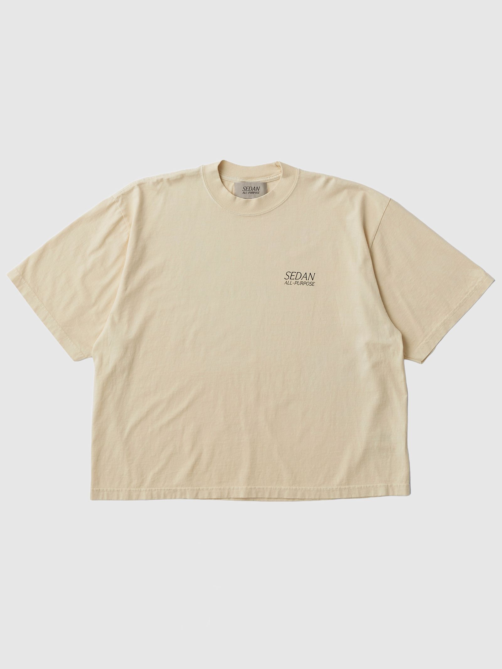 セダンオールパーパス SS24 Garment Dyed S/S Tee(SD24S-CT06)Cream