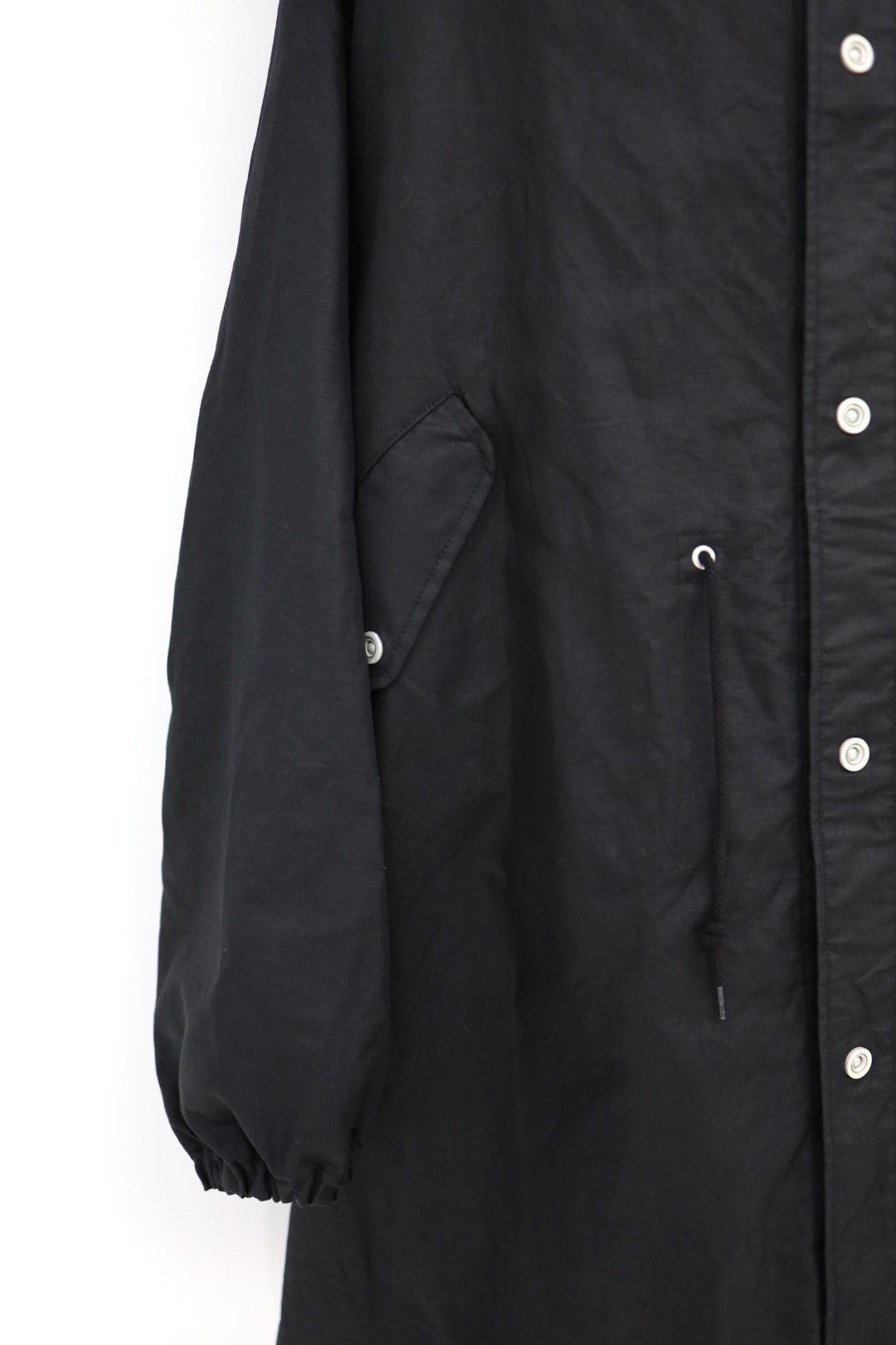 コムデギャルソンオム26SS 綿麻M-51モッズコート(HQ-C002-051)BLACK☆3月6日(金)発売！