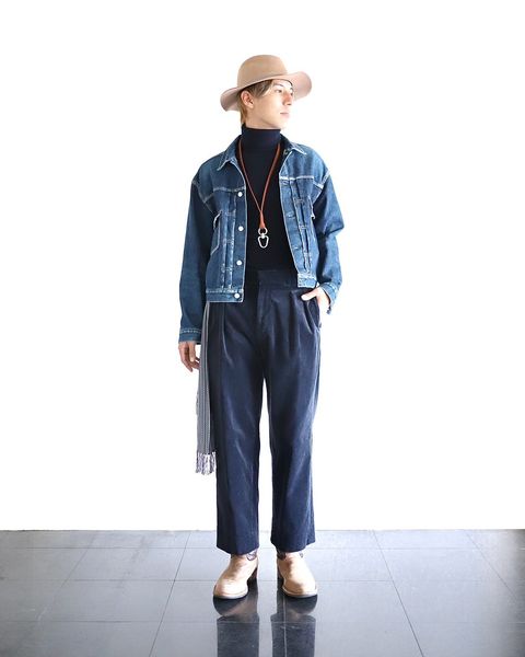 A.PRESSE アプレッセ Vintage Corduroy Trousersスタイル