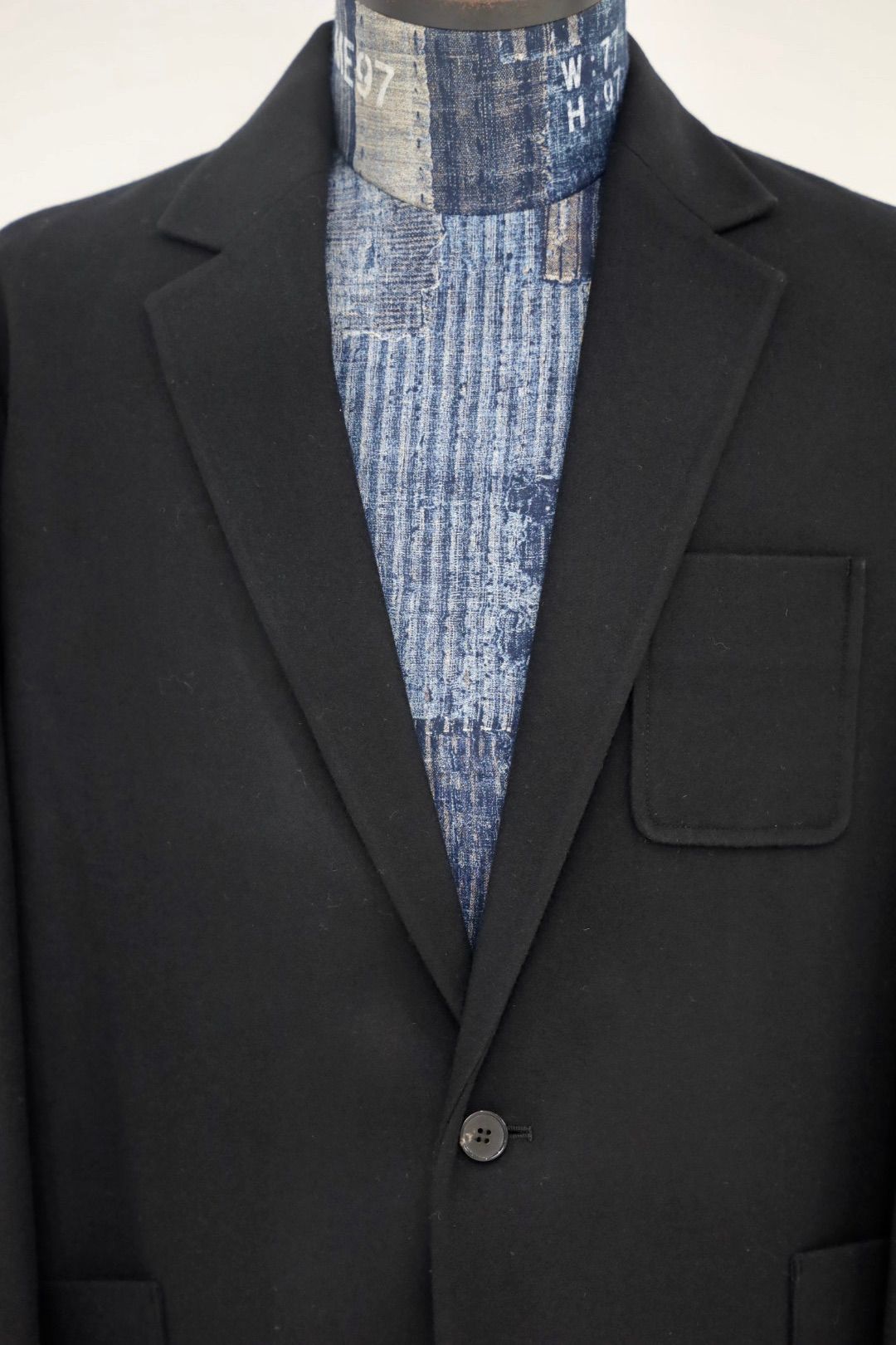 ANOTHER OFFICEアナザーオフィス Santiago Cashmere Sports Jacket(AOEFJK008)Black☆10月10日(金)新作発売！