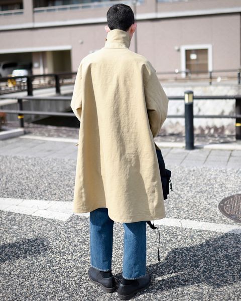 A.PRESSE Motorcycle Half Coatスタイル