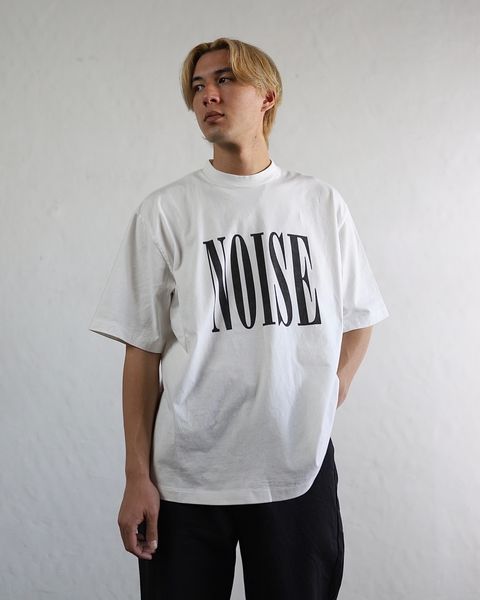 ブラームスルーツストック24SS blurhms ILLI-NOISE ROCK Print Tee WIDE(White) style 2024.3.21