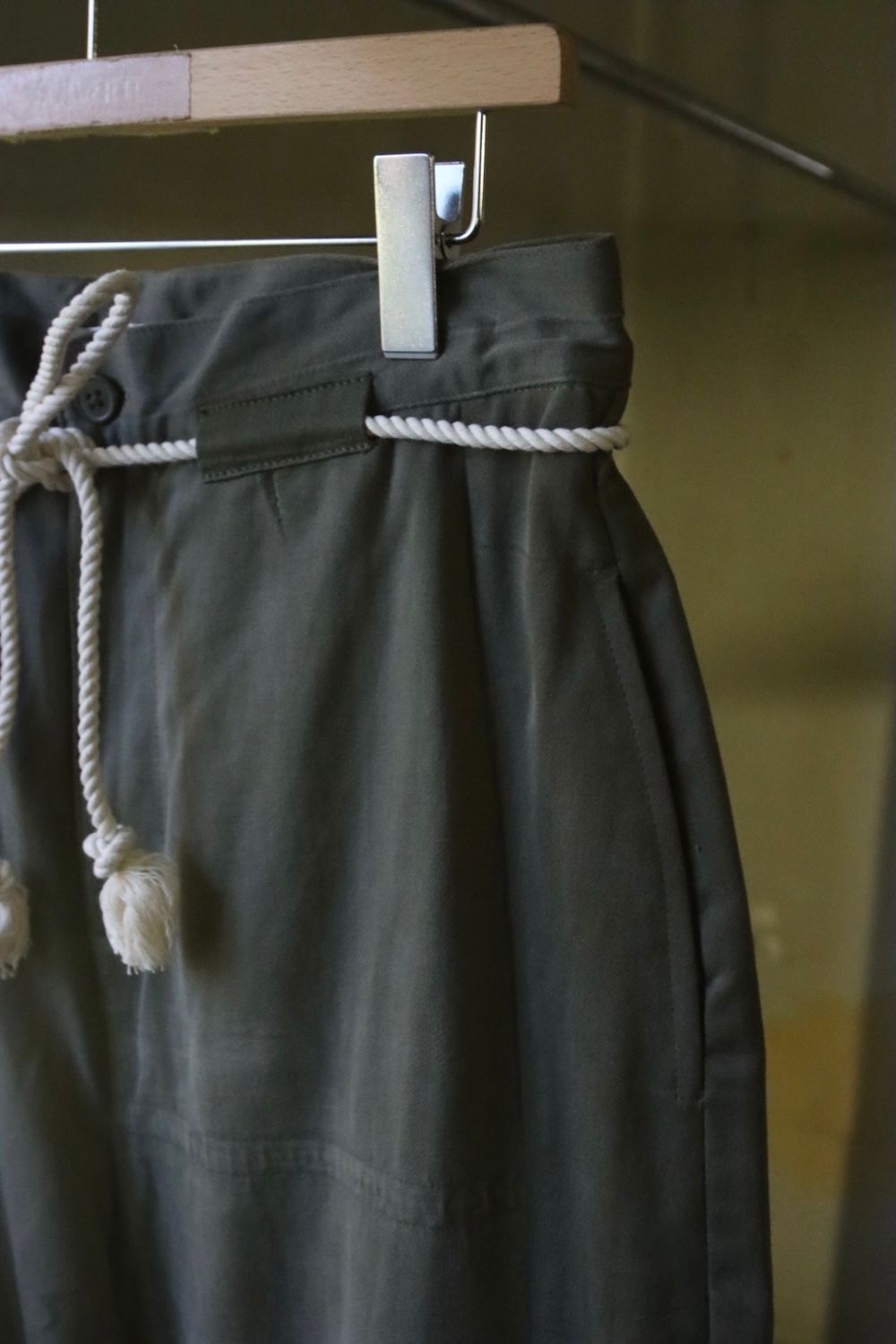 シーオール22AW RECONSTRUTED MILITARY JUDO PANTS(SAU21 MR694)SIZE 3-B