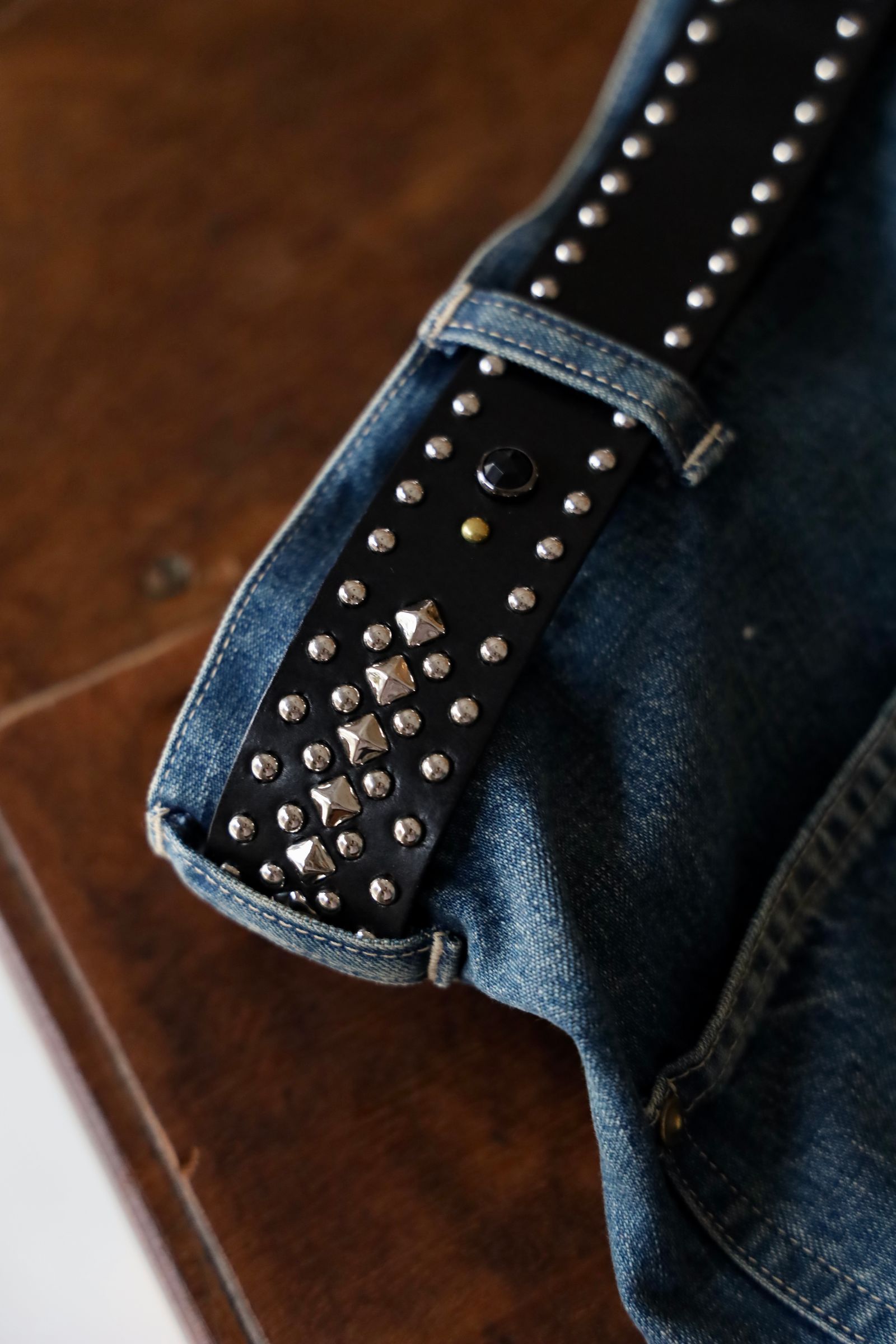 小物 WOLF'S HEAD x LASTMAN STUDDED BELT 35mm LASTMAN - LASTMAN ラストマン大久保篤志 WOLF'S HEAD x LASTMAN