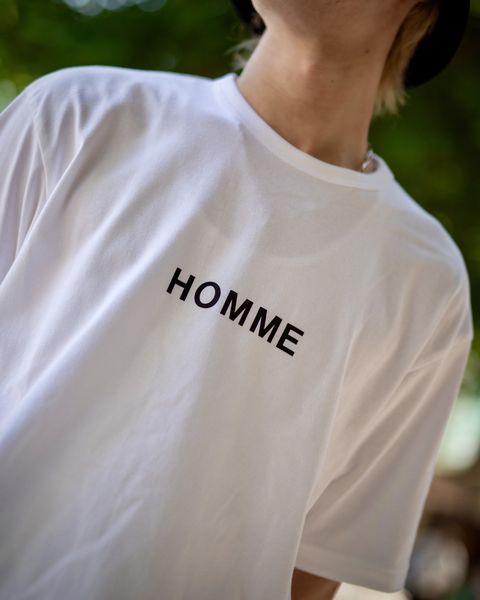 コムデギャルソン オム 24SS ロゴプリントTシャツ style 2024.6.17