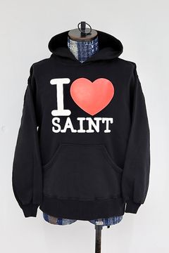 セントマイケル 26SS I LOVE SAINT HOODIE(SM-MK8-0000-057)BLACK★1月10日(土)発売！