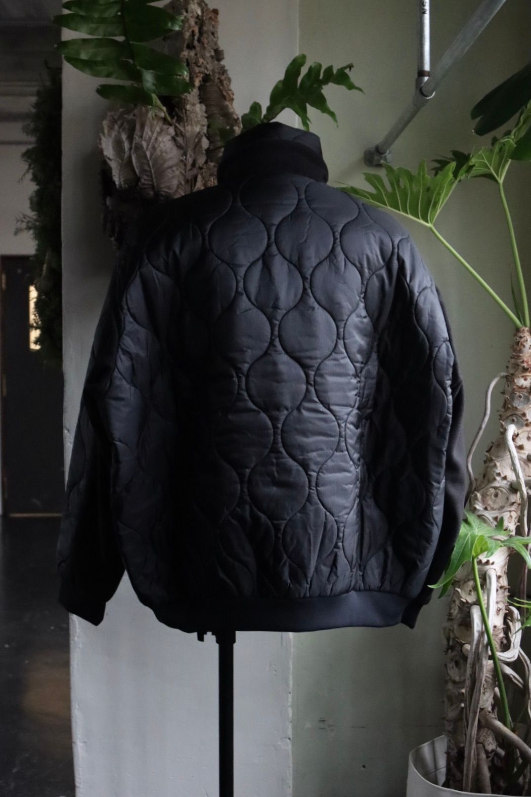 S.F.C エスエフシー 23FW SPOT QUILTED PUFF JACKET(SFCFW23SPJ01)Black×Black☆12月23日(土)発売！
