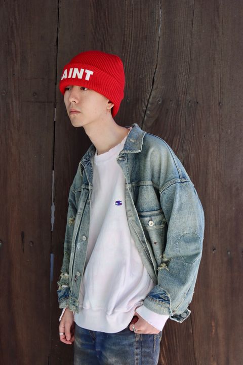 ©SAINT Mxxxxxx セントマイケル 23AW CREW NECK SWEAT_ONE POINTスタイル