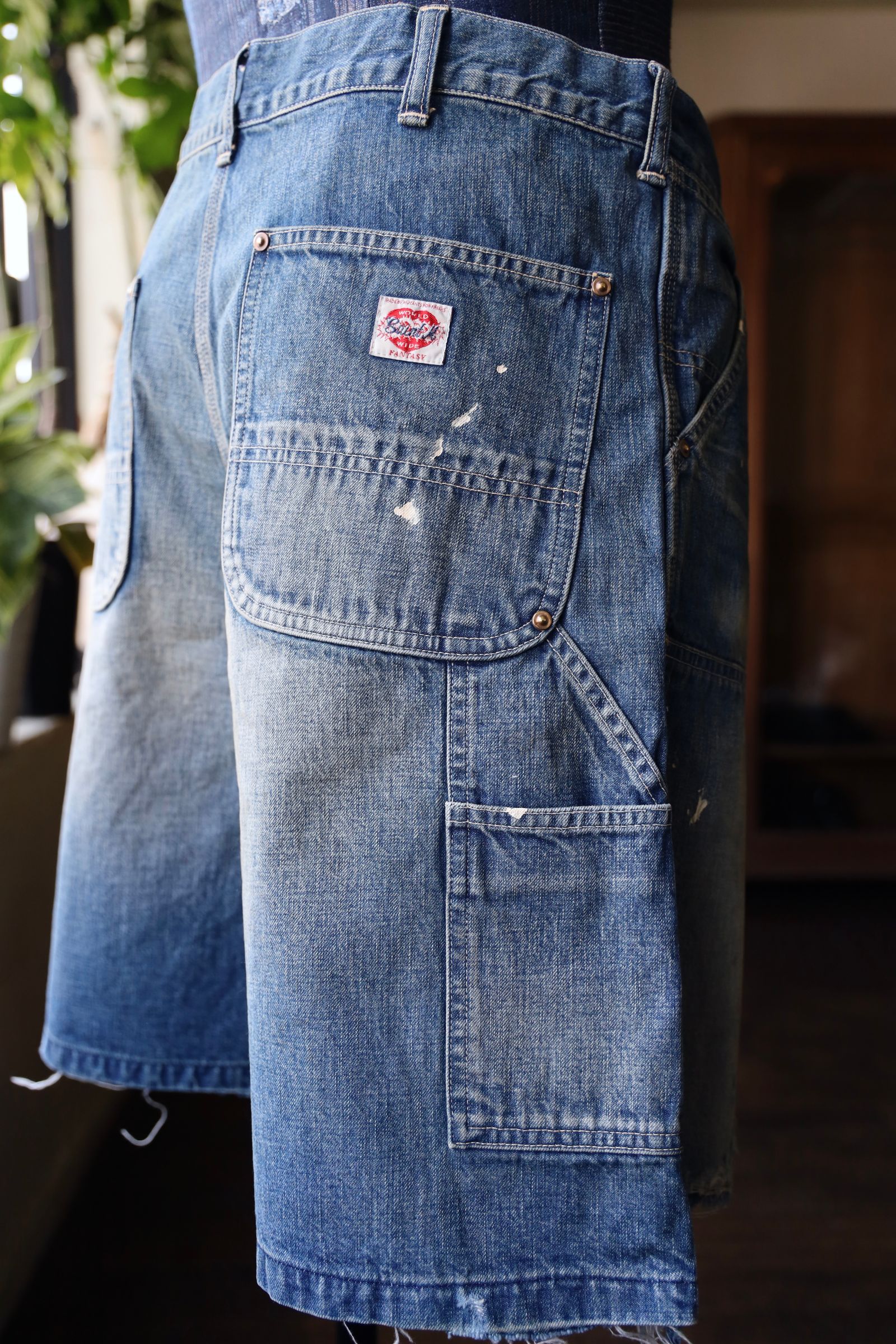 SAINT M×××××× - セントマイケル25SS デニムショーツ DOUBLE