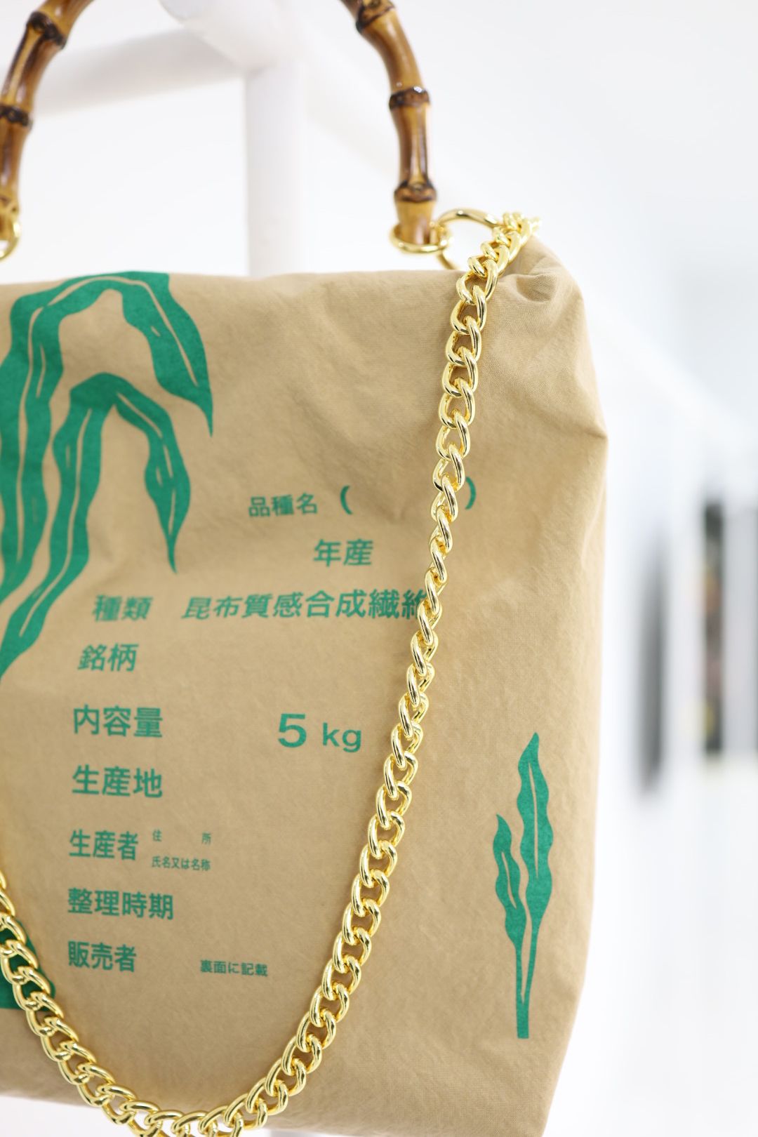 doublet ダブレット26SS RICE BAG WITH BAMBOO HANDLE (26SS27BG76)BEIGE★2月14日(土)11:00発売！