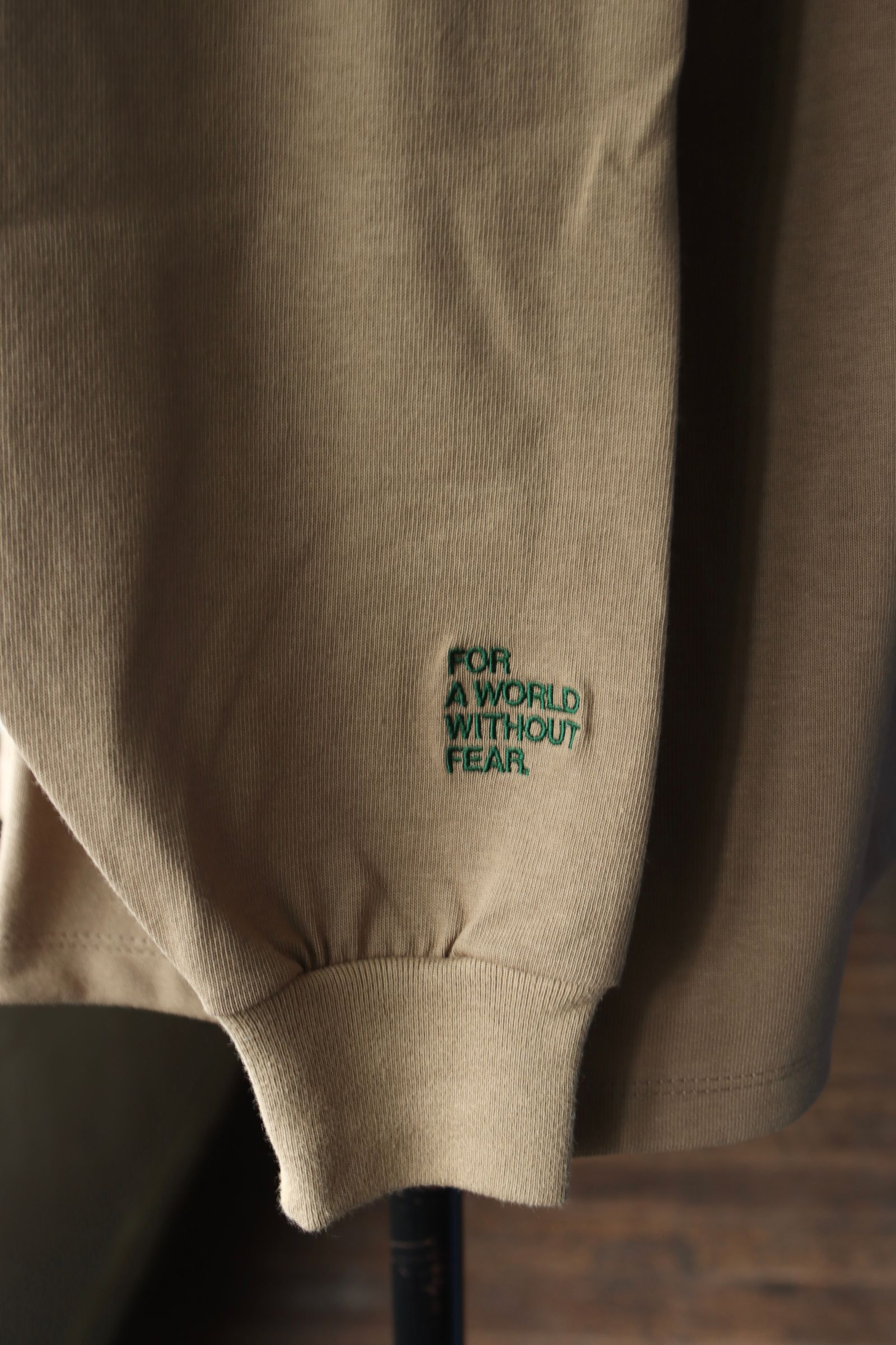 フレッシュサービス VIBTEX for FreshService L/S CREW NECK TEE (BEIGE)