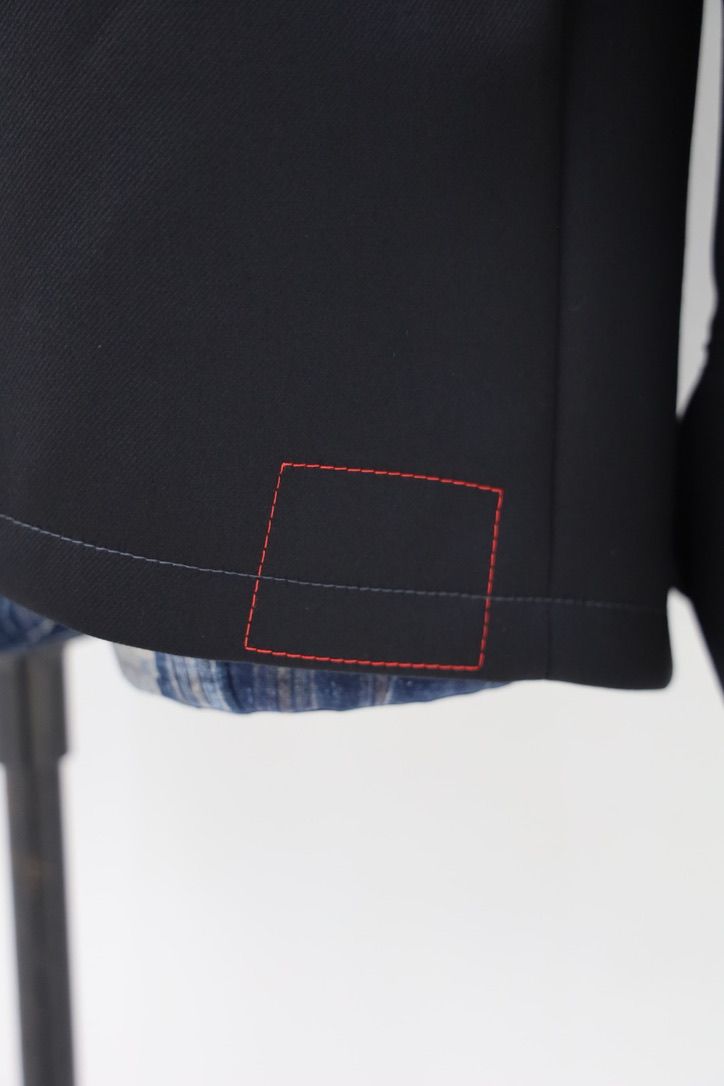 ジュンヤワタナベマン 26FW Levi's Wネーム ウールサージ×キュプラシルクジャケット(WR-J201-051)BLACK☆8月7日(金)発売！