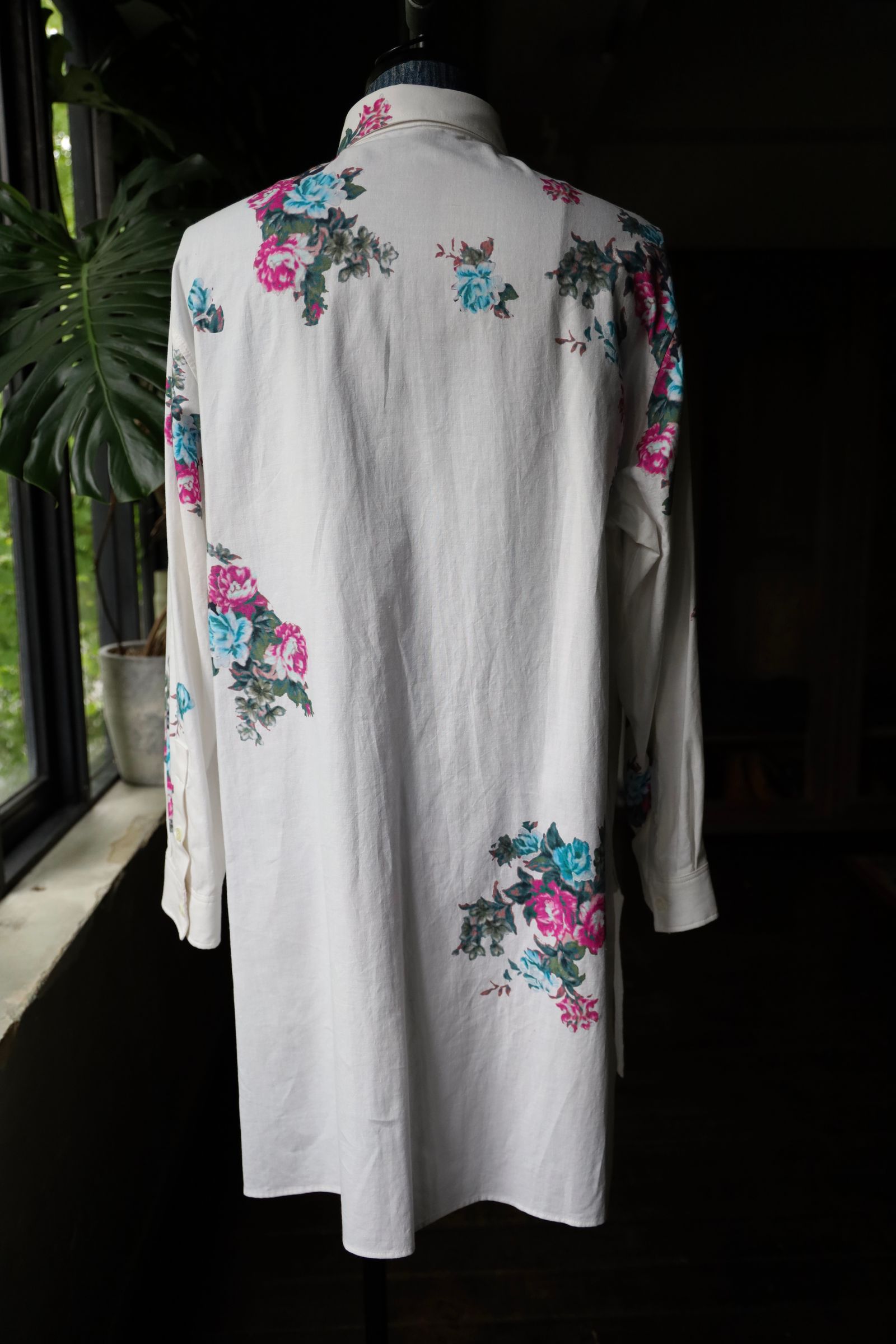 Yohji Yamamoto 花柄カディシャツ (H0-B78-516)☆新作発売！