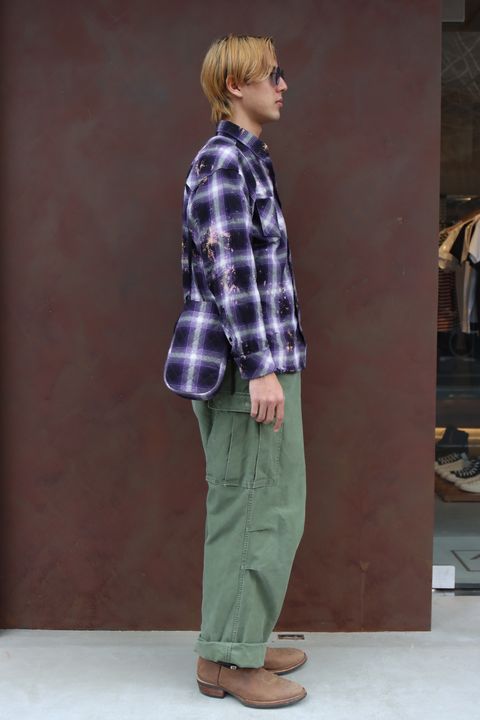 RAFU 24SS 新作Bleached & Damaged shirt style 2024.3.11