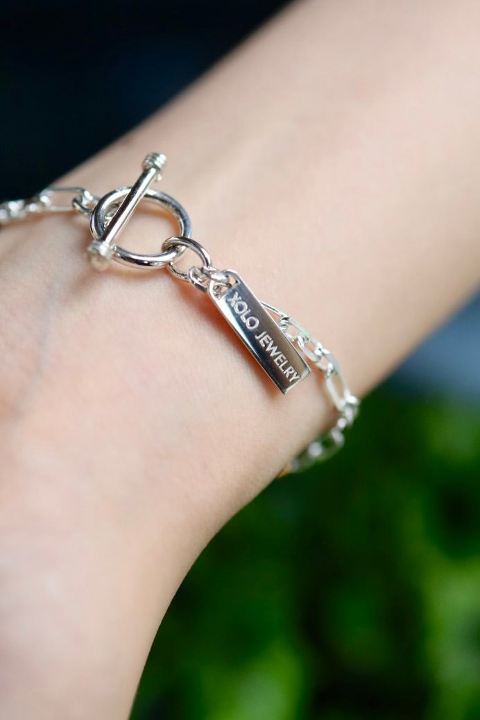 XOLO JEWELRY ブレスレット / Mix Cut Link Bracelet -3mm-(XOB120)SILVER925