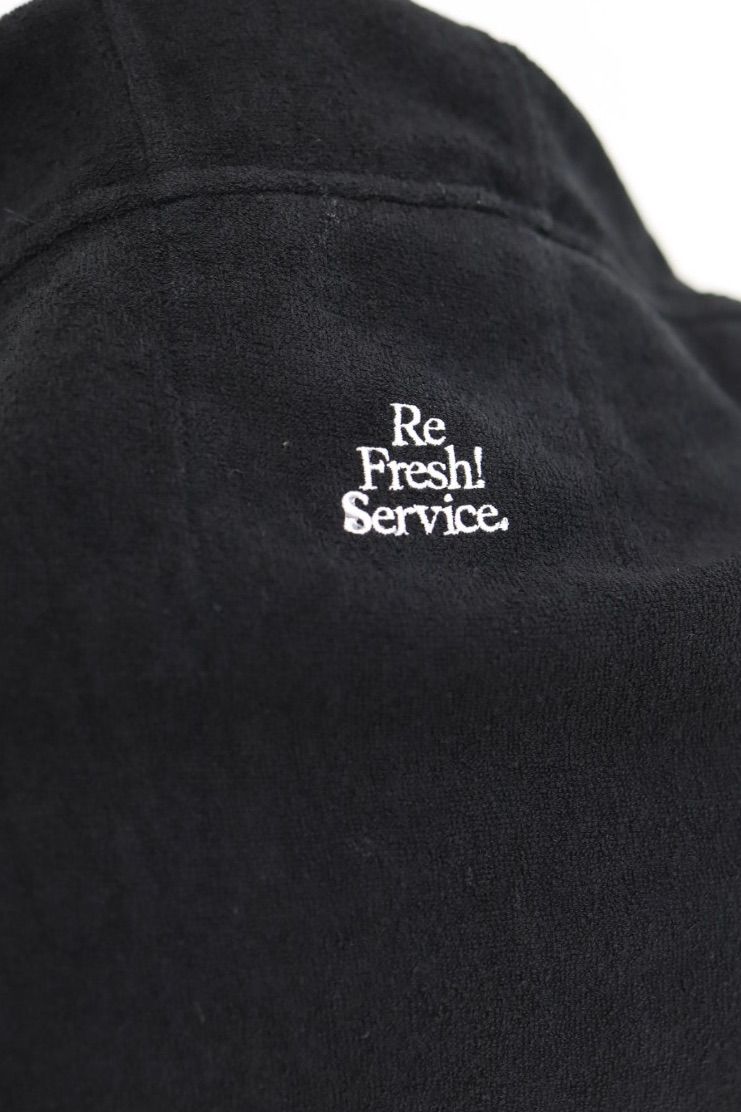 ReFresh!Service. UTILITY PILE HOODED TOWEL(FSR261-90276)BLACK☆3月28日(土)発売！