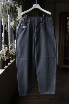 セダンオールパーパス SS24 Oval Logo Denim Pant(SD24S-PT01)Pale Black