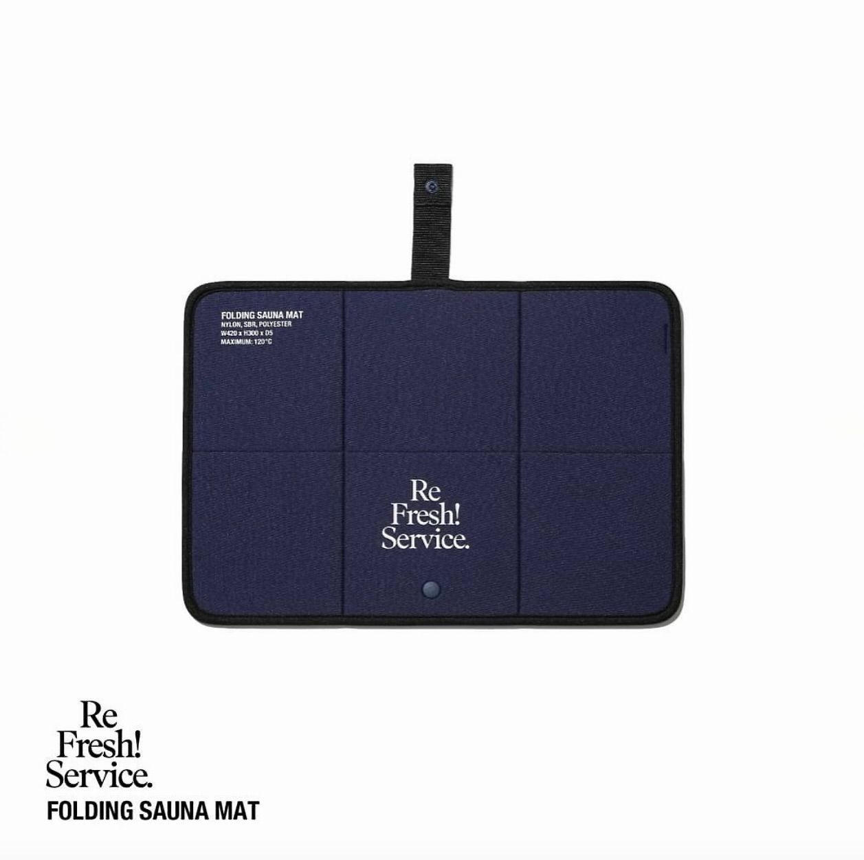 ReFresh!Service. “FOLDING SAUNA MAT”(NAVY)