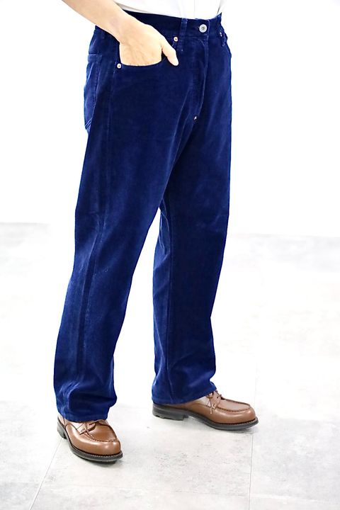 FOUNDOUR CORDUROY JACKET"INDIGO"スタイル.2025.10.12.