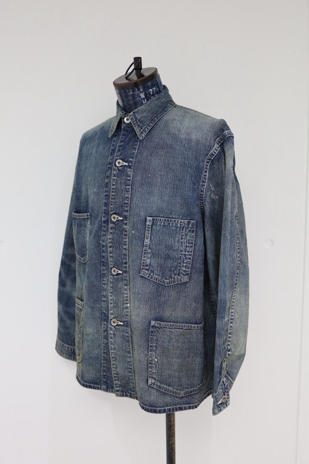 BOW WOW 26SS バウワウ HERITAGE DENIM CHORE COAT AGED(BW261-HDCC)INDIGO