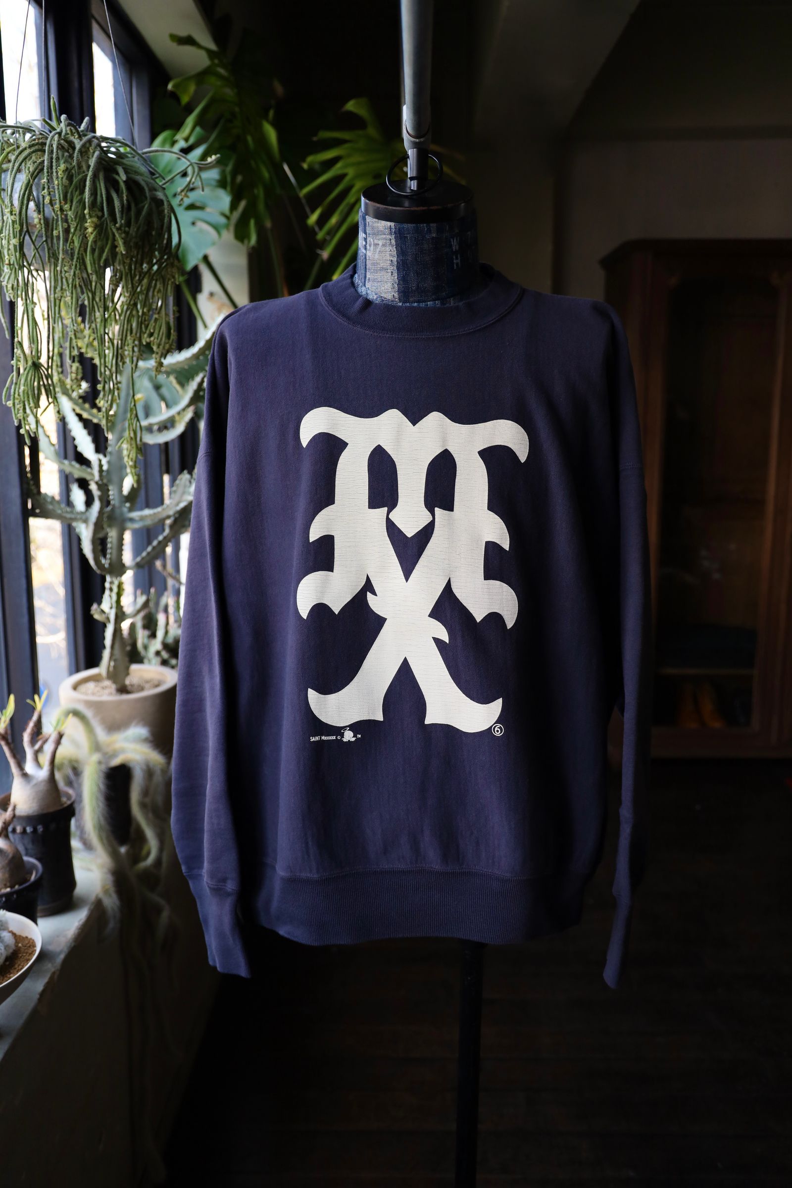 セントマイケル24AW MX CREW SWT(SM-YS1-0000-033)NAVY