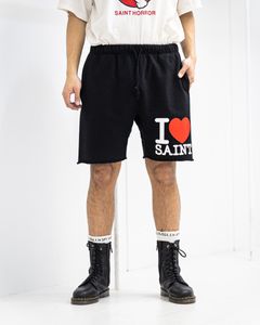 セントマイケル 26SS I LOVE SAINT/SWEAT SHORTS(SM-MK8-0000-066)BLACK☆3月20日(金)発売！