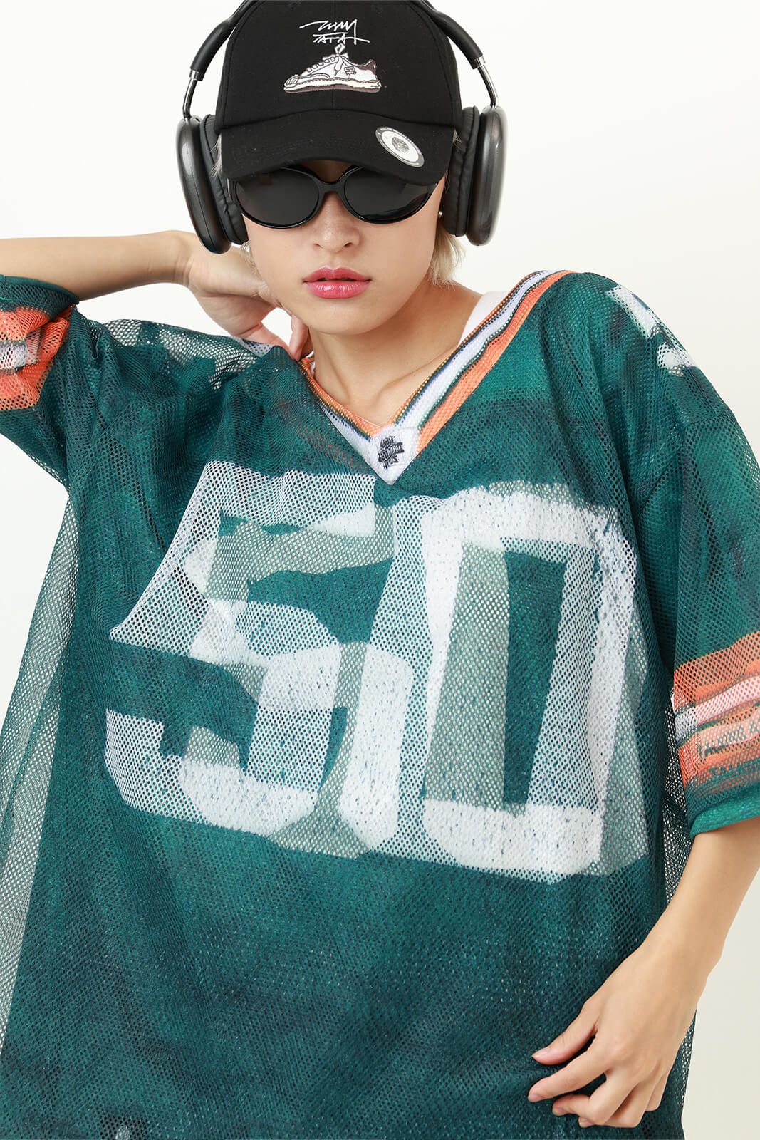 トーキングアバウト ジ アブストラクション 25SS EYES バグ T-SHIRT(NPT-T-003)GREEN