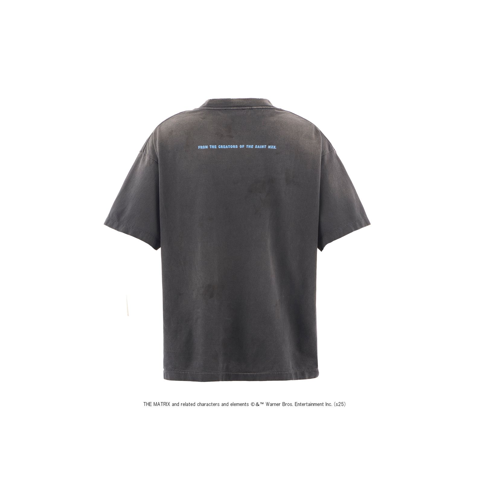 セントマイケル Tシャツ THE MATRIX WHITE_SS TEE(SM-HR1-0000-C41)BLACK