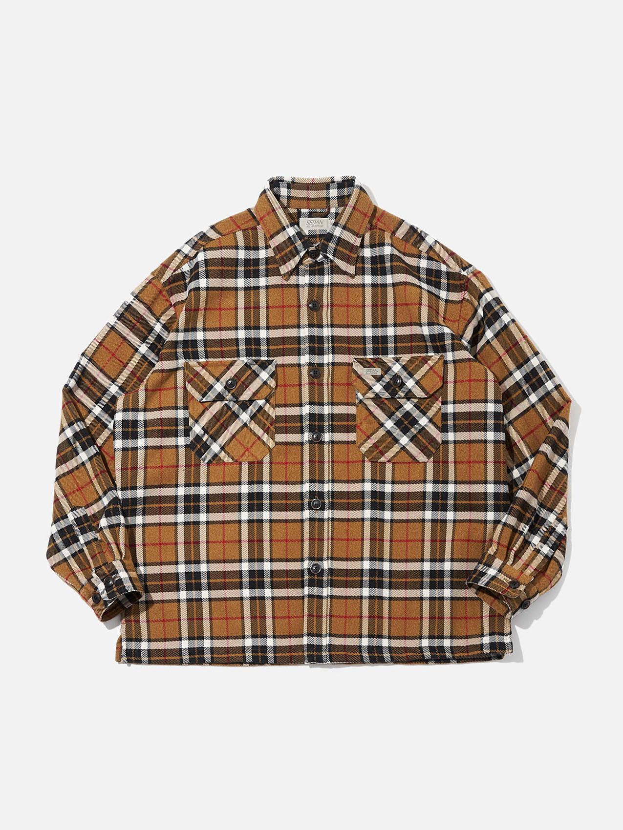 セダンオールパーパスFW23 Tech Tweed CPO Shirt (SD23F-SH04)Yellow Orcher Plaid☆9月23日(土)発売！