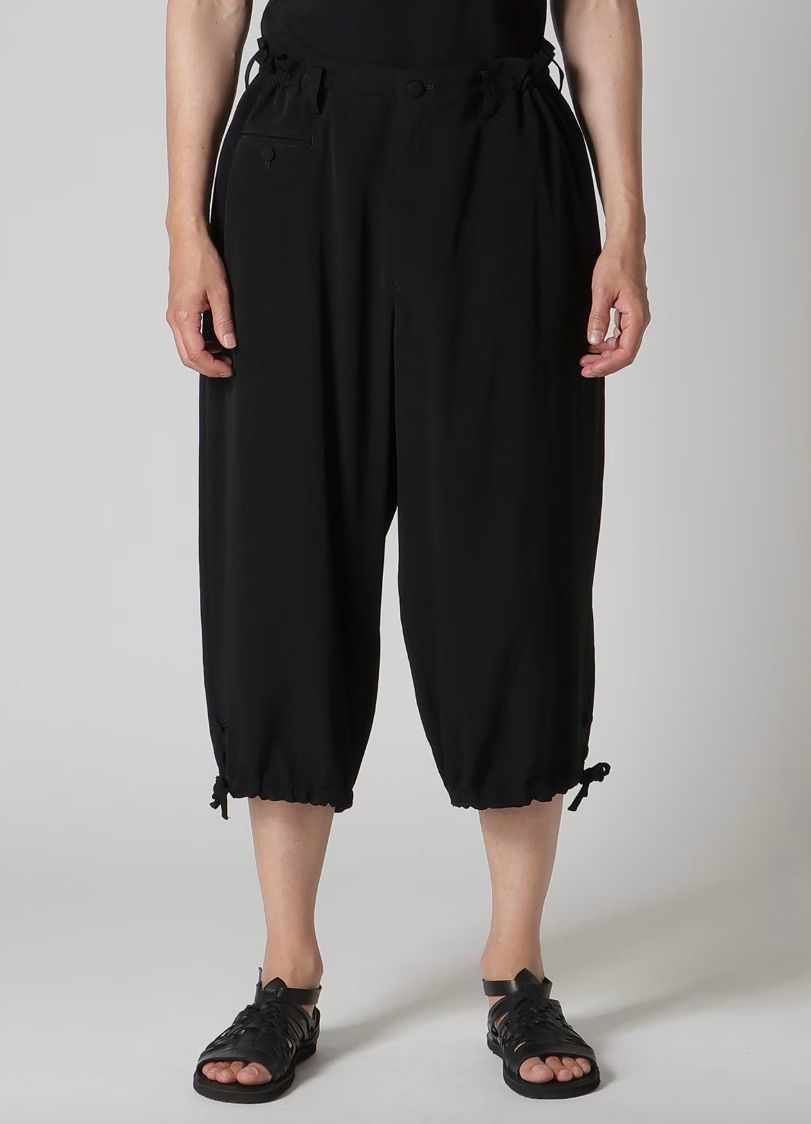 Yohji Yamamoto TA TUXEDO COIN POCKET HEM OPEN PANTS (HK-P18-500)BLACK☆新作発売！