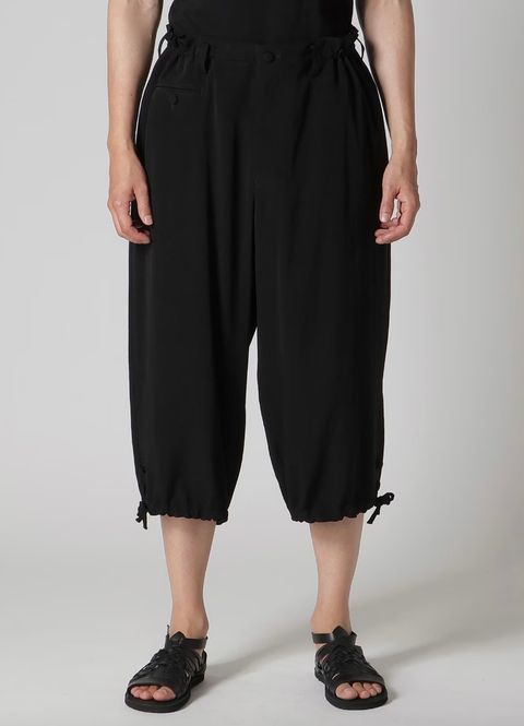 Yohji Yamamoto TA TUXEDO COIN POCKET HEM OPEN PANTS (HK-P18-500)BLACK☆新作発売！