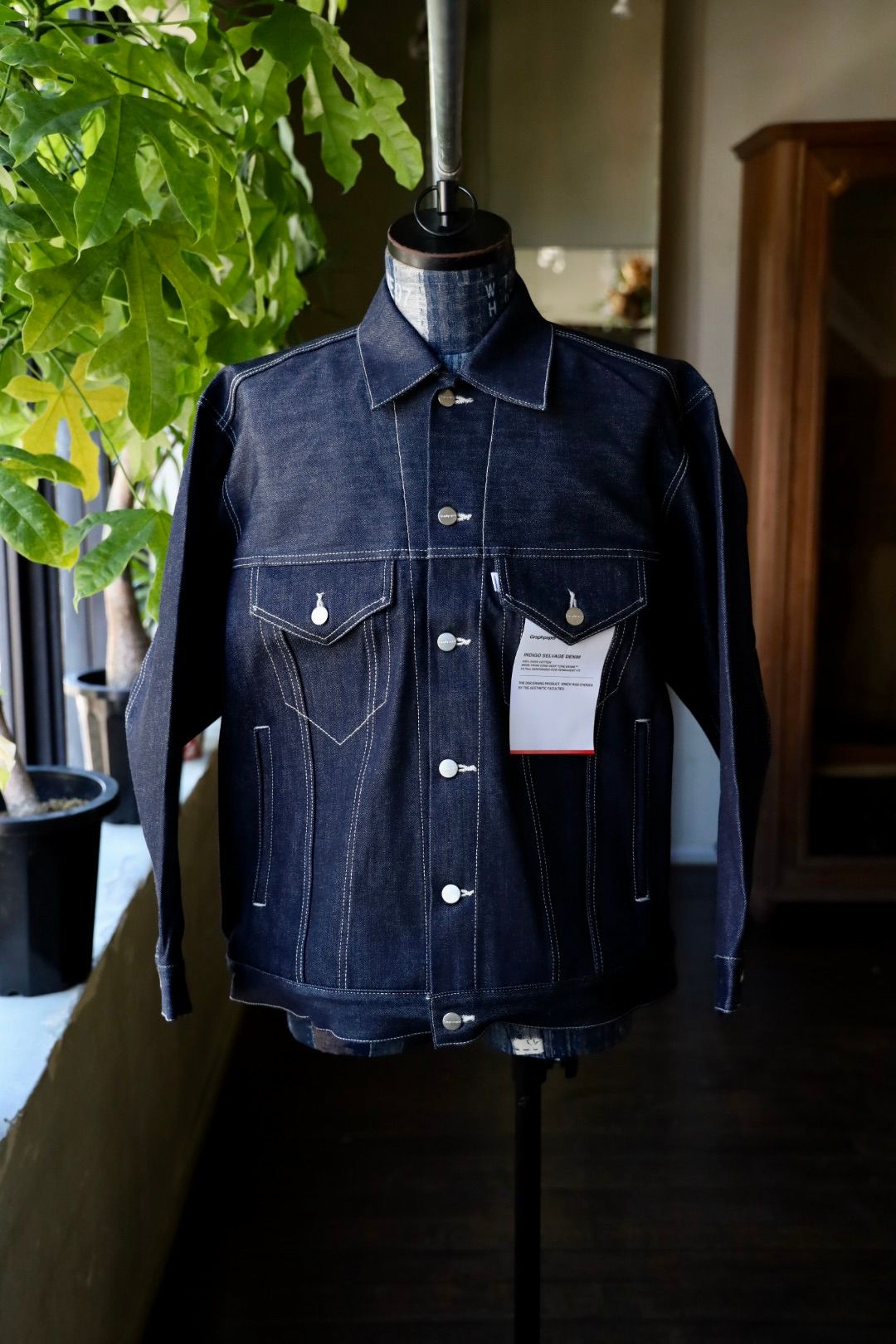 Graphpaper - グラフペーパー 25AW Selvage Denim Trucker