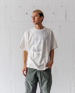 セントマイケル25SS シン・エヴァンゲリオン劇場版TシャツEV_SS TEE/WHITE(SM-HR8-0000-C11)WHITE