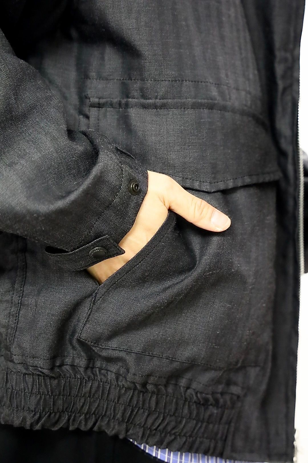 COMME des GARCONS HOMME 26SS ウールラミーギャバジンジャケットスタイル