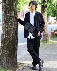 COMME des GARCONS HOMME BRIEFING W-NAME REVERSIBLE SACOCHE x エステルボアライナーカーディガン